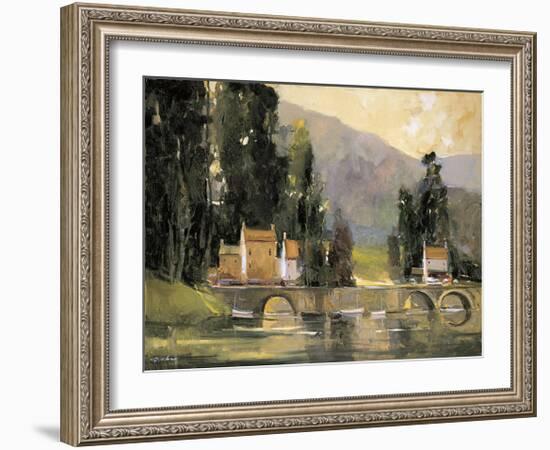 Bridge in the Cottswalds-Ted Goerschner-Framed Giclee Print