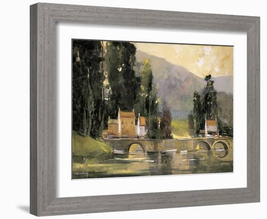 Bridge in the Cottswalds-Ted Goerschner-Framed Giclee Print