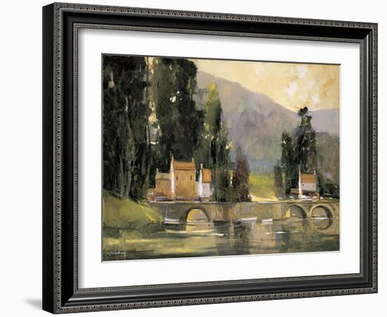 Bridge in the Cottswalds-Ted Goerschner-Framed Giclee Print