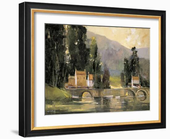 Bridge in the Cottswalds-Ted Goerschner-Framed Giclee Print