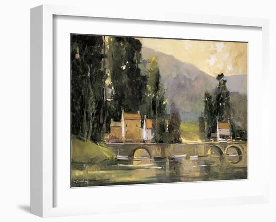 Bridge in the Cottswalds-Ted Goerschner-Framed Giclee Print