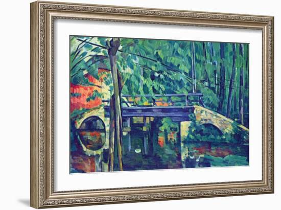 Bridge in the Forest-Paul C?zanne-Framed Art Print