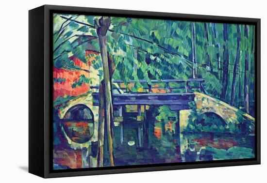 Bridge in the Forest-Paul C?zanne-Framed Stretched Canvas