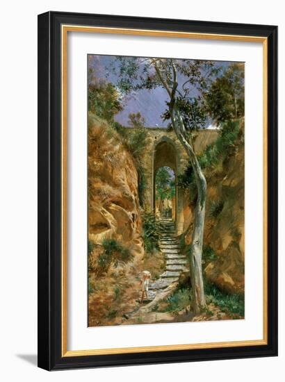 Bridge in Vico, 1858-Nikolai Gay-Framed Giclee Print