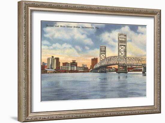 Bridge, Jacksonville, Florida-null-Framed Art Print