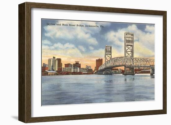 Bridge, Jacksonville, Florida-null-Framed Art Print