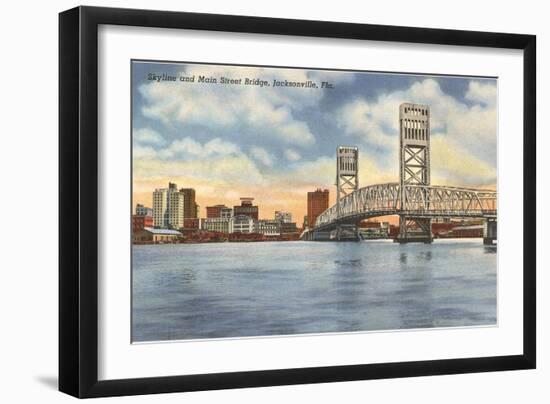 Bridge, Jacksonville, Florida-null-Framed Art Print