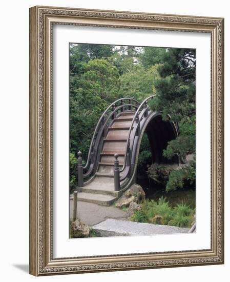 Bridge, Japanese Garden, Golden Gate Park, CA-Barry Winiker-Framed Photographic Print