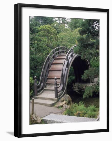 Bridge, Japanese Garden, Golden Gate Park, CA-Barry Winiker-Framed Photographic Print