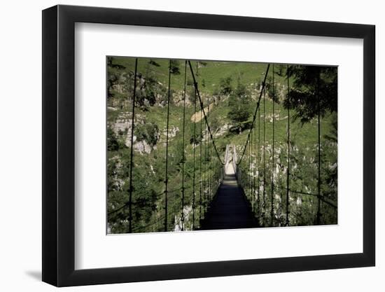 Bridge Near Larrau, Holzarte, Pays Basque, Pyrenees, Aquitaine, France-Nelly Boyd-Framed Photographic Print