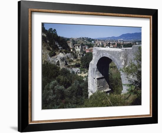 Bridge of Augustus at Narni, Umbria, Italy BC-null-Framed Giclee Print
