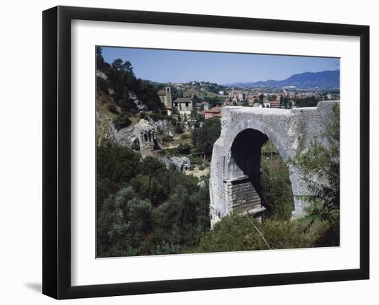 Bridge of Augustus at Narni, Umbria, Italy BC-null-Framed Giclee Print