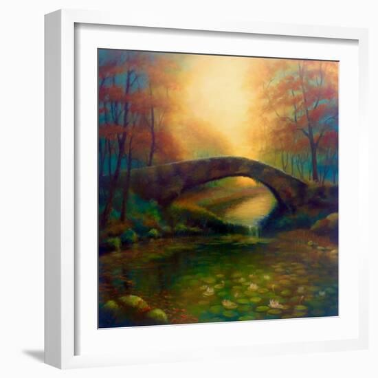 Bridge of Dreams, 2023, (Oil on Canvas)-Lee Campbell-Framed Giclee Print