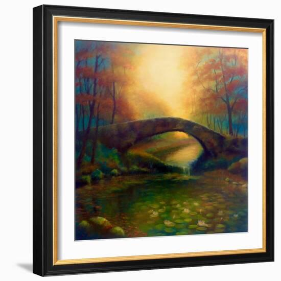 Bridge of Dreams, 2023, (Oil on Canvas)-Lee Campbell-Framed Giclee Print