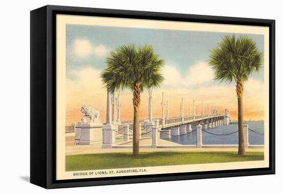 Bridge of Lions, St. Augustine, Florida-null-Framed Stretched Canvas