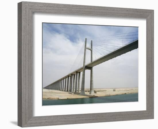 Bridge of Peace, Suez Canal, Egypt-Cindy Miller Hopkins-Framed Photographic Print