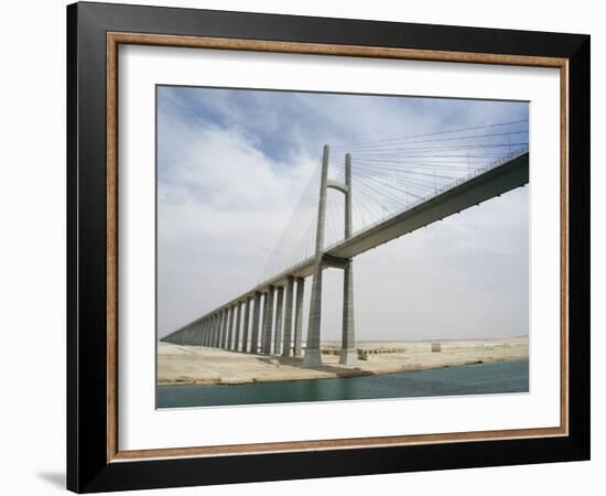 Bridge of Peace, Suez Canal, Egypt-Cindy Miller Hopkins-Framed Photographic Print