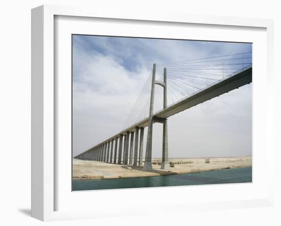 Bridge of Peace, Suez Canal, Egypt-Cindy Miller Hopkins-Framed Photographic Print