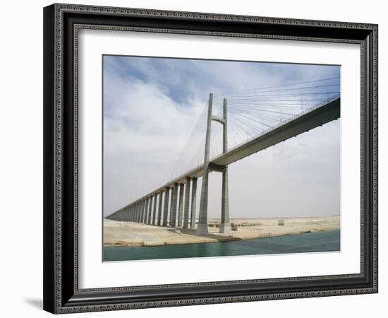 Bridge of Peace, Suez Canal, Egypt-Cindy Miller Hopkins-Framed Photographic Print