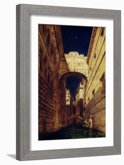 Bridge of Sighs, 1833-35-William Etty-Framed Giclee Print