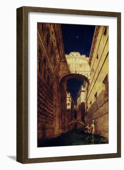 Bridge of Sighs, 1833-35-William Etty-Framed Giclee Print