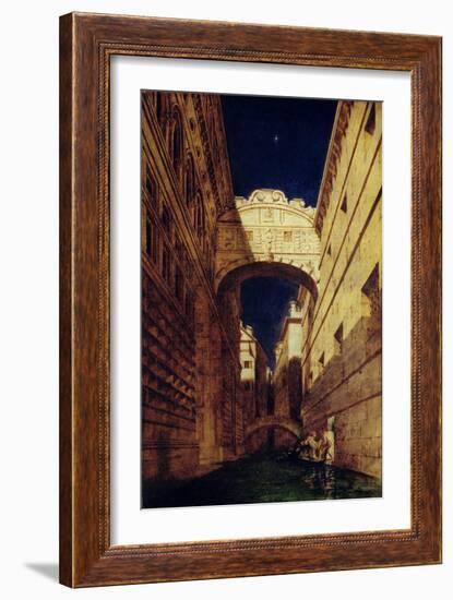 Bridge of Sighs, 1833-35-William Etty-Framed Giclee Print