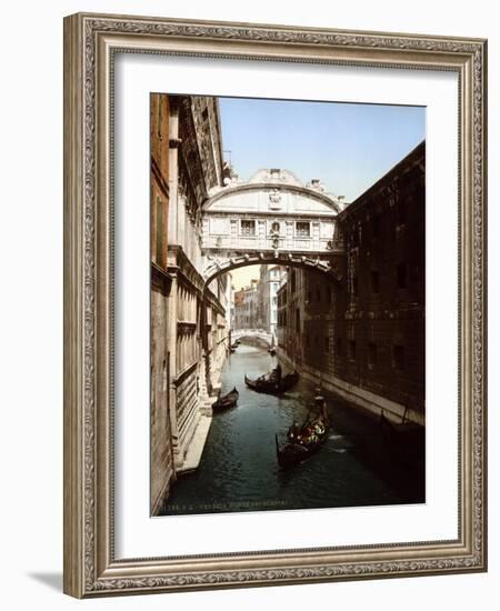 Bridge of Sighs, 1890s-Science Source-Framed Giclee Print