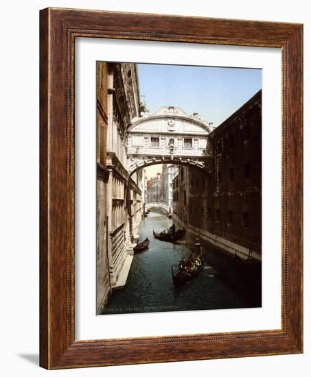 Bridge of Sighs, 1890s-Science Source-Framed Giclee Print