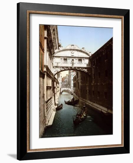 Bridge of Sighs, 1890s-Science Source-Framed Giclee Print