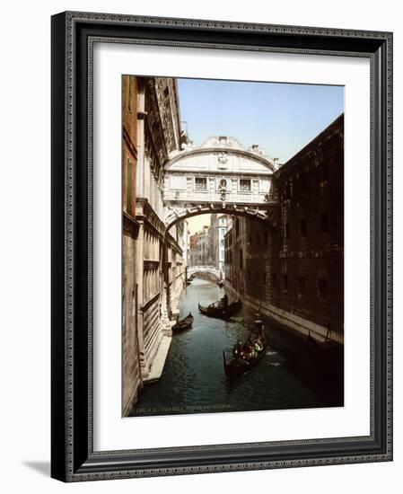 Bridge of Sighs, 1890s-Science Source-Framed Giclee Print