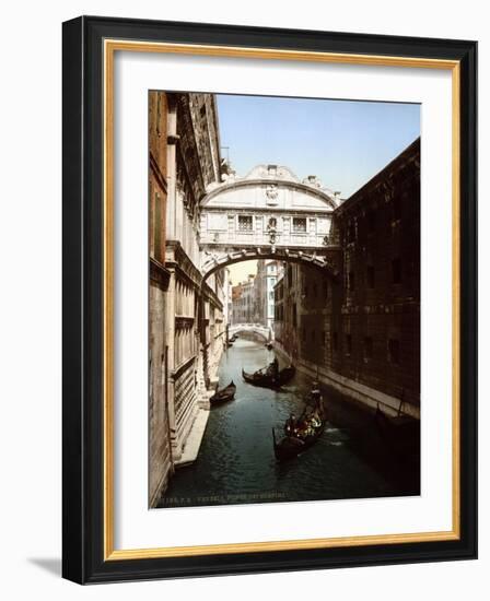 Bridge of Sighs, 1890s-Science Source-Framed Giclee Print