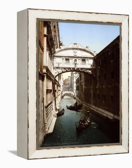 Bridge of Sighs, 1890s-Science Source-Framed Premier Image Canvas