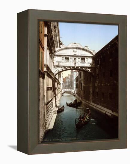 Bridge of Sighs, 1890s-Science Source-Framed Premier Image Canvas