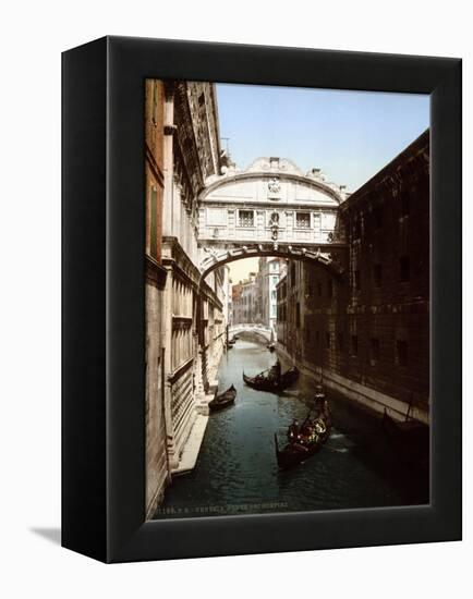 Bridge of Sighs, 1890s-Science Source-Framed Premier Image Canvas