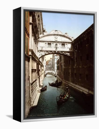 Bridge of Sighs, 1890s-Science Source-Framed Premier Image Canvas