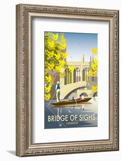 Bridge of Sighs, Cambridge - Dave Thompson Contemporary Travel Print-Dave Thompson-Framed Giclee Print