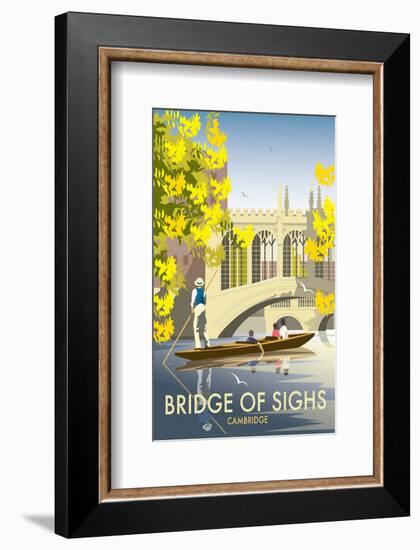 Bridge of Sighs, Cambridge - Dave Thompson Contemporary Travel Print-Dave Thompson-Framed Giclee Print