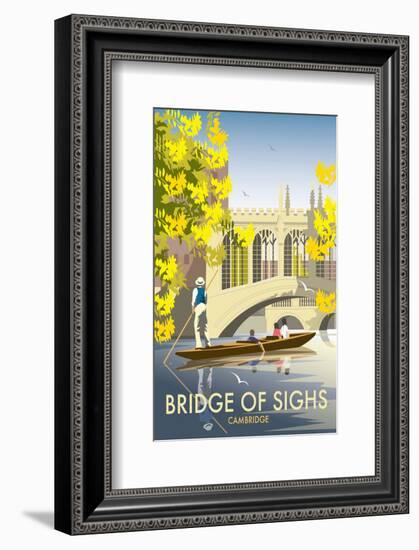 Bridge of Sighs, Cambridge - Dave Thompson Contemporary Travel Print-Dave Thompson-Framed Giclee Print