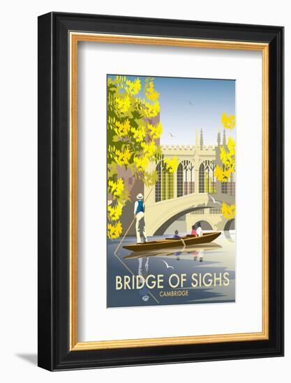 Bridge of Sighs, Cambridge - Dave Thompson Contemporary Travel Print-Dave Thompson-Framed Giclee Print