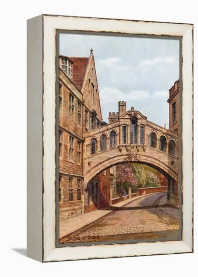 Bridge of Sighs, Hertford College, Oxford-Alfred Robert Quinton-Framed Premier Image Canvas