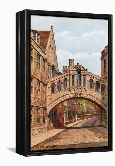 Bridge of Sighs, Hertford College, Oxford-Alfred Robert Quinton-Framed Premier Image Canvas