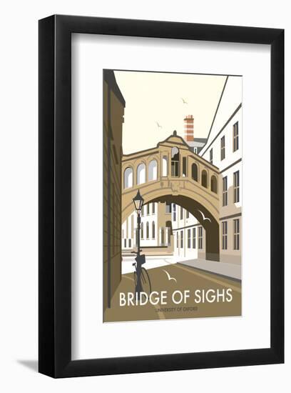 Bridge of Sighs, Oxford - Dave Thompson Contemporary Travel Print-Dave Thompson-Framed Giclee Print