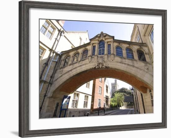 Bridge of Sighs, Oxford, Oxfordshire, England, United Kingdom, Europe-null-Framed Photographic Print