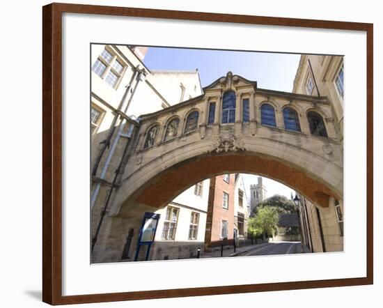 Bridge of Sighs, Oxford, Oxfordshire, England, United Kingdom, Europe-null-Framed Photographic Print