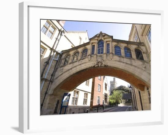 Bridge of Sighs, Oxford, Oxfordshire, England, United Kingdom, Europe-null-Framed Photographic Print