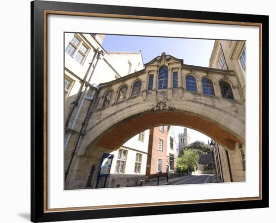 Bridge of Sighs, Oxford, Oxfordshire, England, United Kingdom, Europe-null-Framed Photographic Print