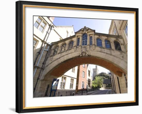 Bridge of Sighs, Oxford, Oxfordshire, England, United Kingdom, Europe-null-Framed Photographic Print