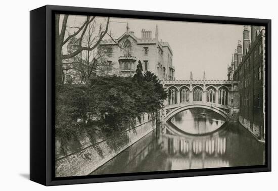 Bridge of Sighs, St John's College, Cambridge-null-Framed Premier Image Canvas