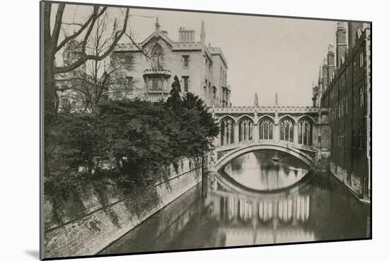 Bridge of Sighs, St John's College, Cambridge-null-Mounted Photographic Print