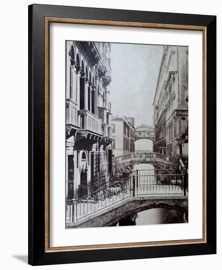 Bridge of Sighs, Venice, C.1870-Carlo Naya-Framed Giclee Print